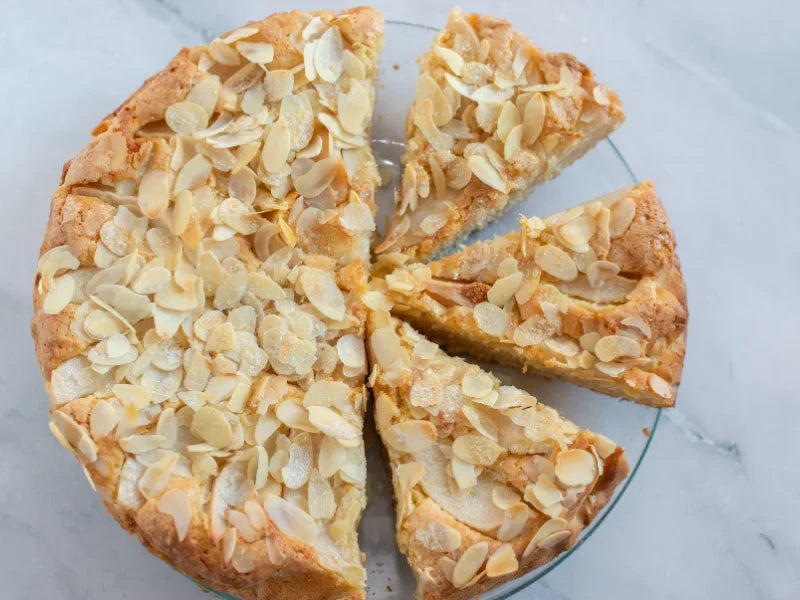 Gâteau moelleux vanille-amande