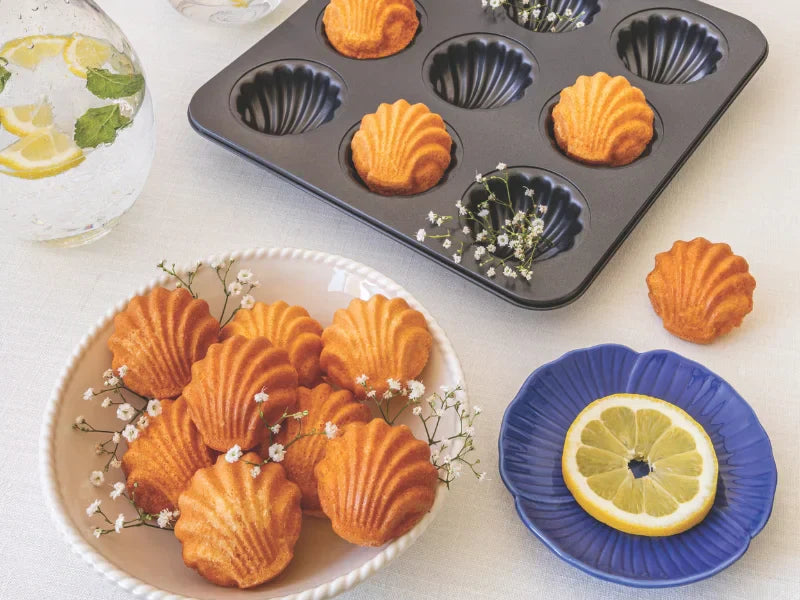 Madeleines au citron coquillage