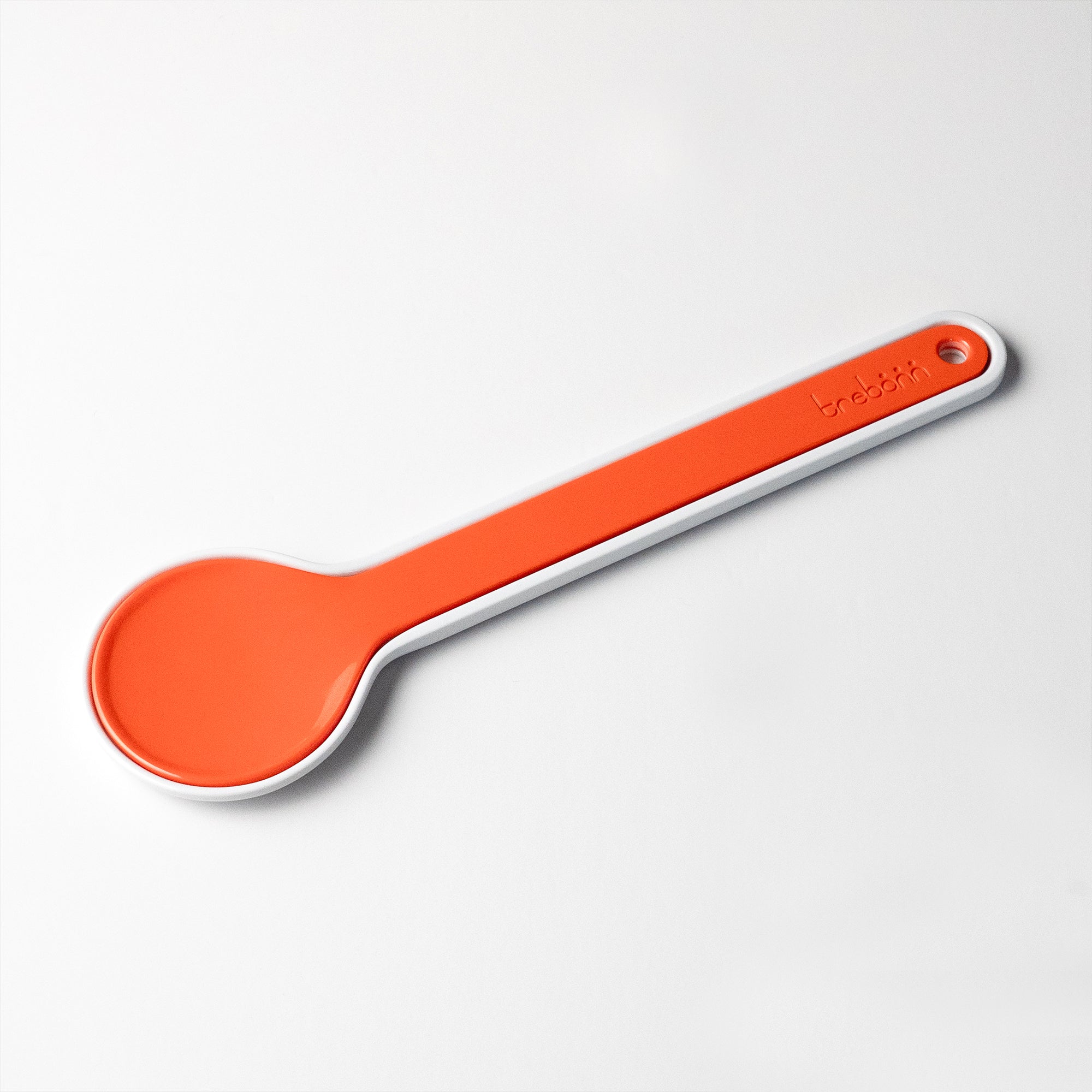 In - Couverts à salade - orange et blanc