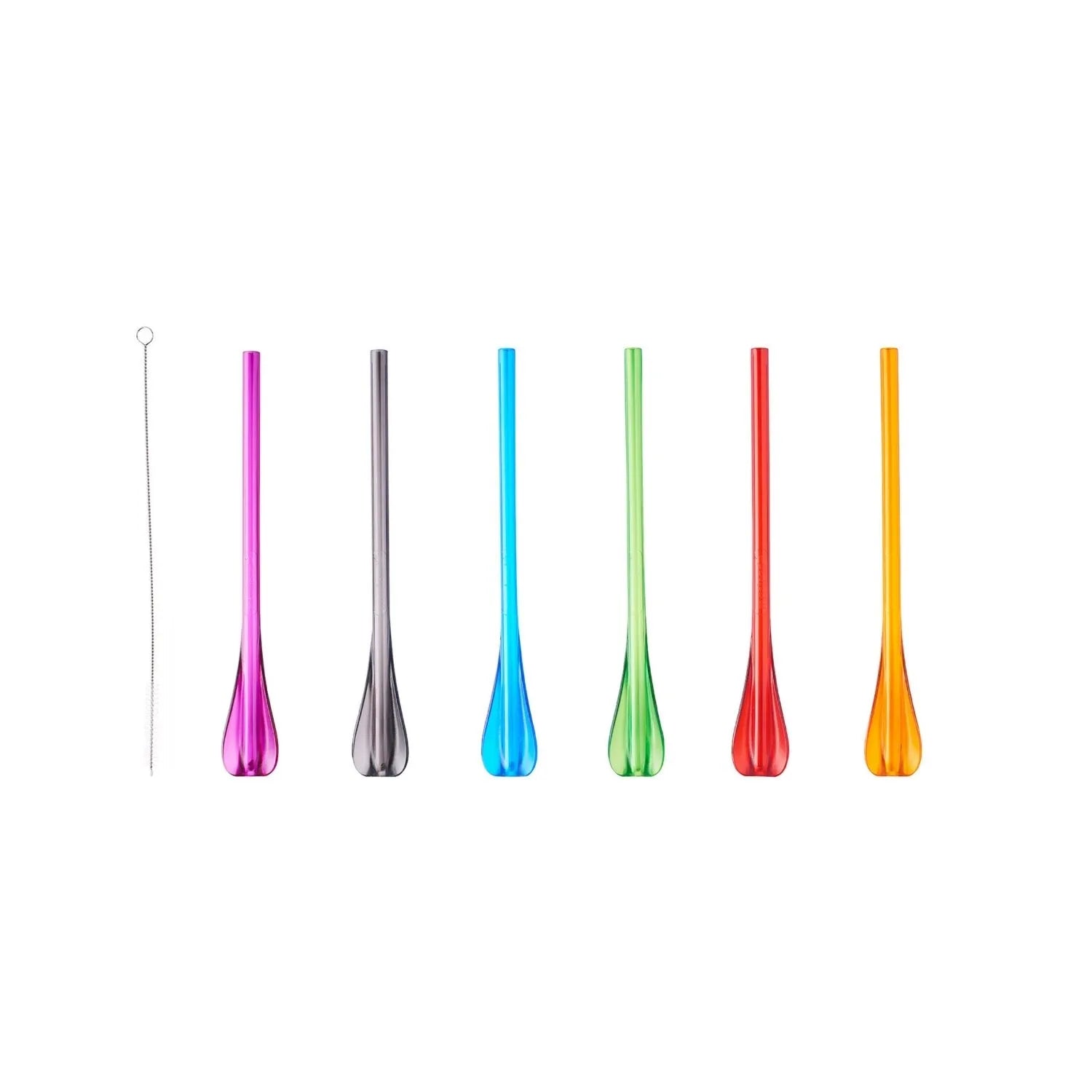 Pilon Mojito Réutilisable Mélangeur Paille Pilon MASTRAD - Pour Cocktails Mojito - 6 Pailles Réutilisables Colorées Mastrad Design Innovant Pilon Mojito Réutilisable Mélangeur Paille Pilon MASTRAD - Pour Cocktails Mojito - 6 Pailles Réutilisables Colorées Mastrad Design Innovant