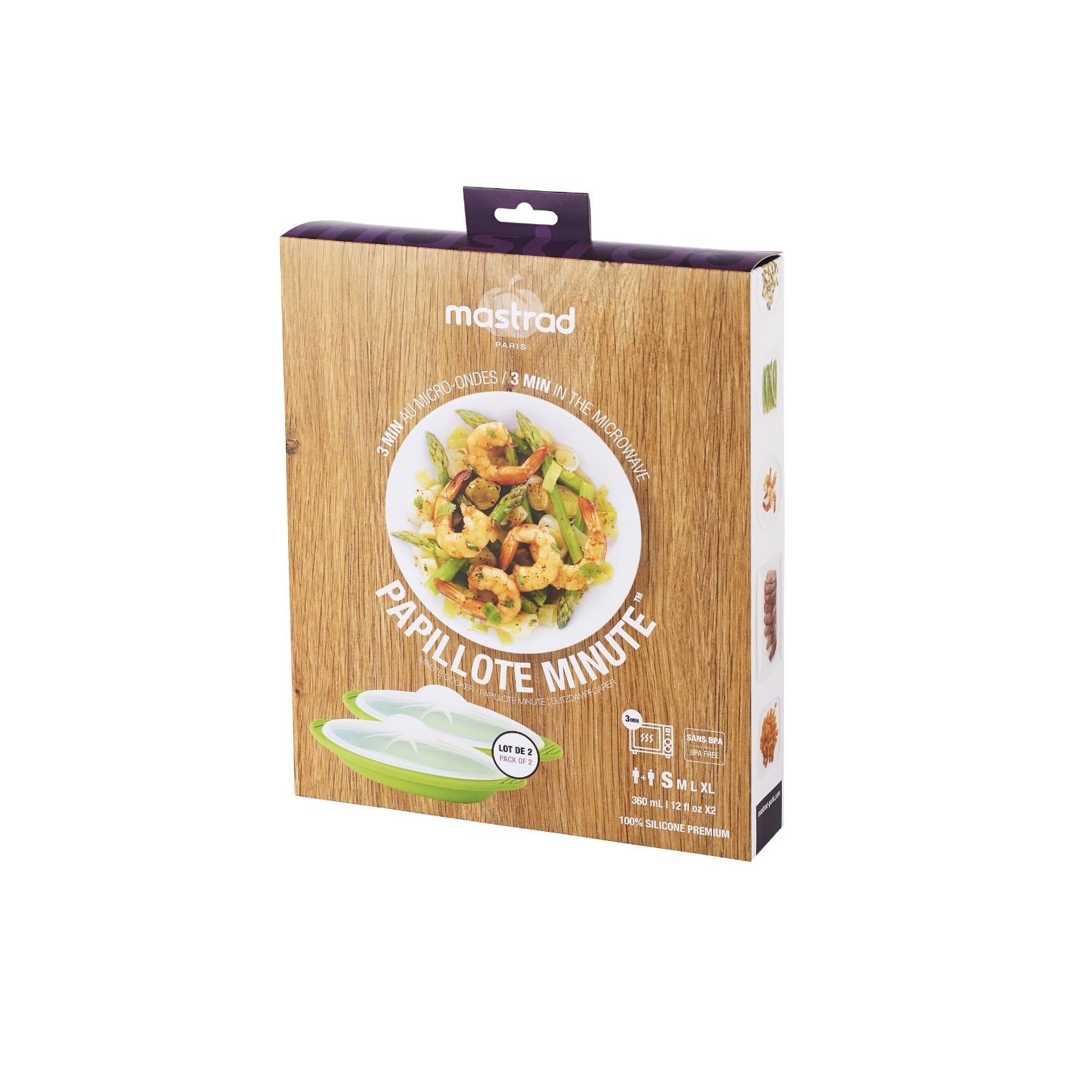 papillotes silicone vert lot