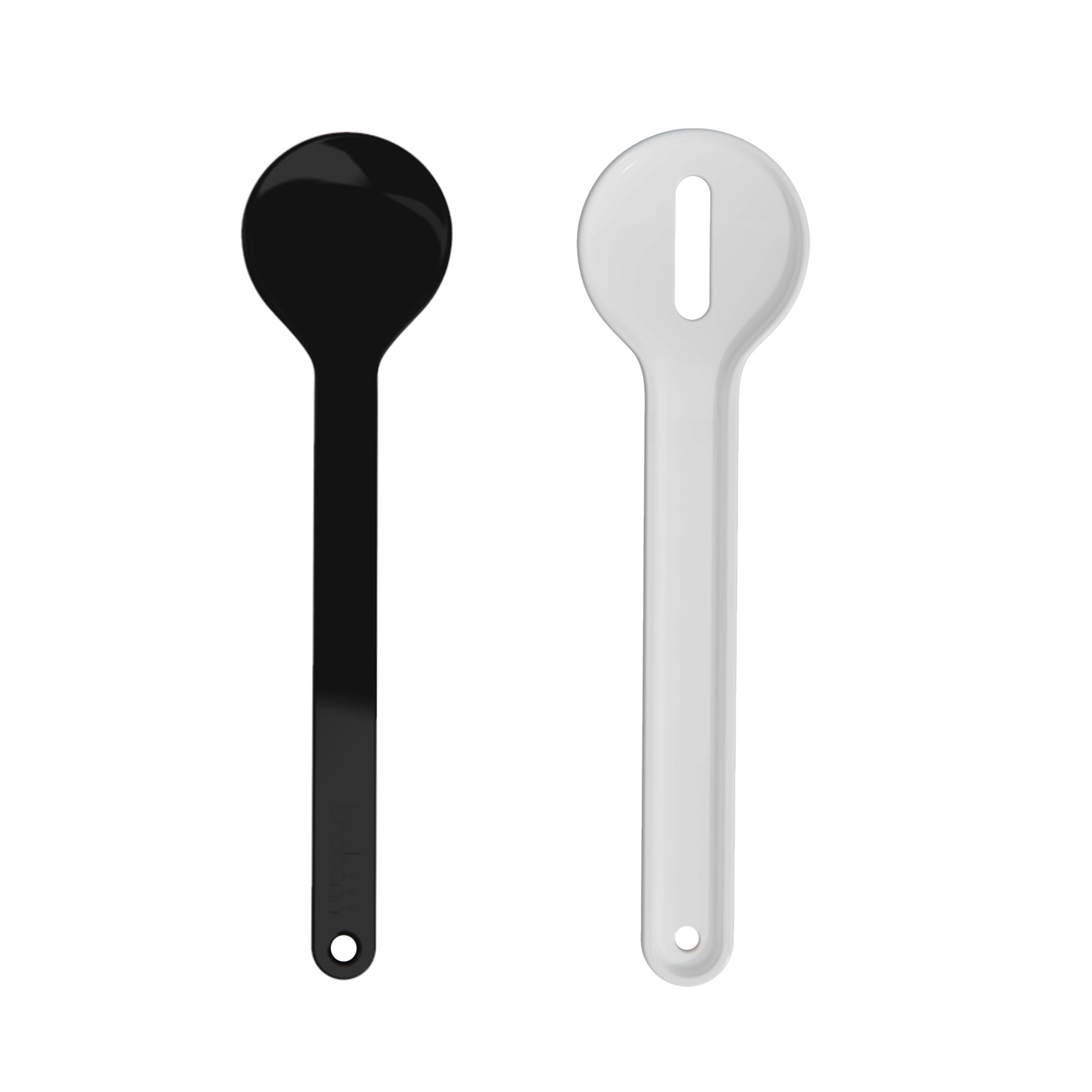 In - Couverts à salade - noir et blanc