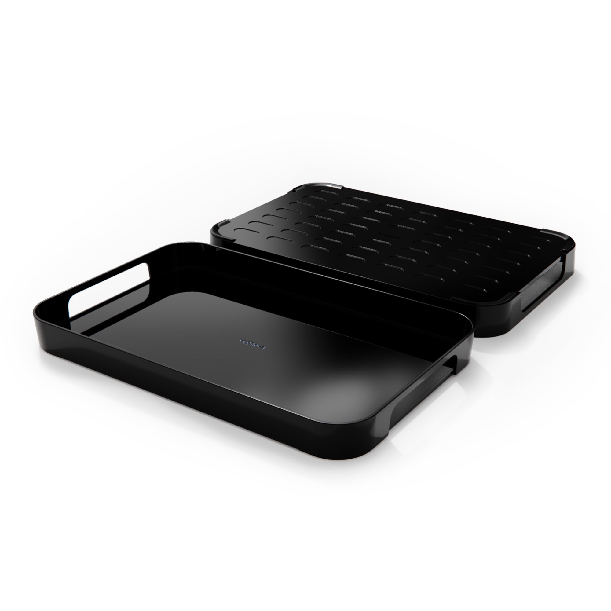 Pile - Plateau XL - 51x33cm - noir