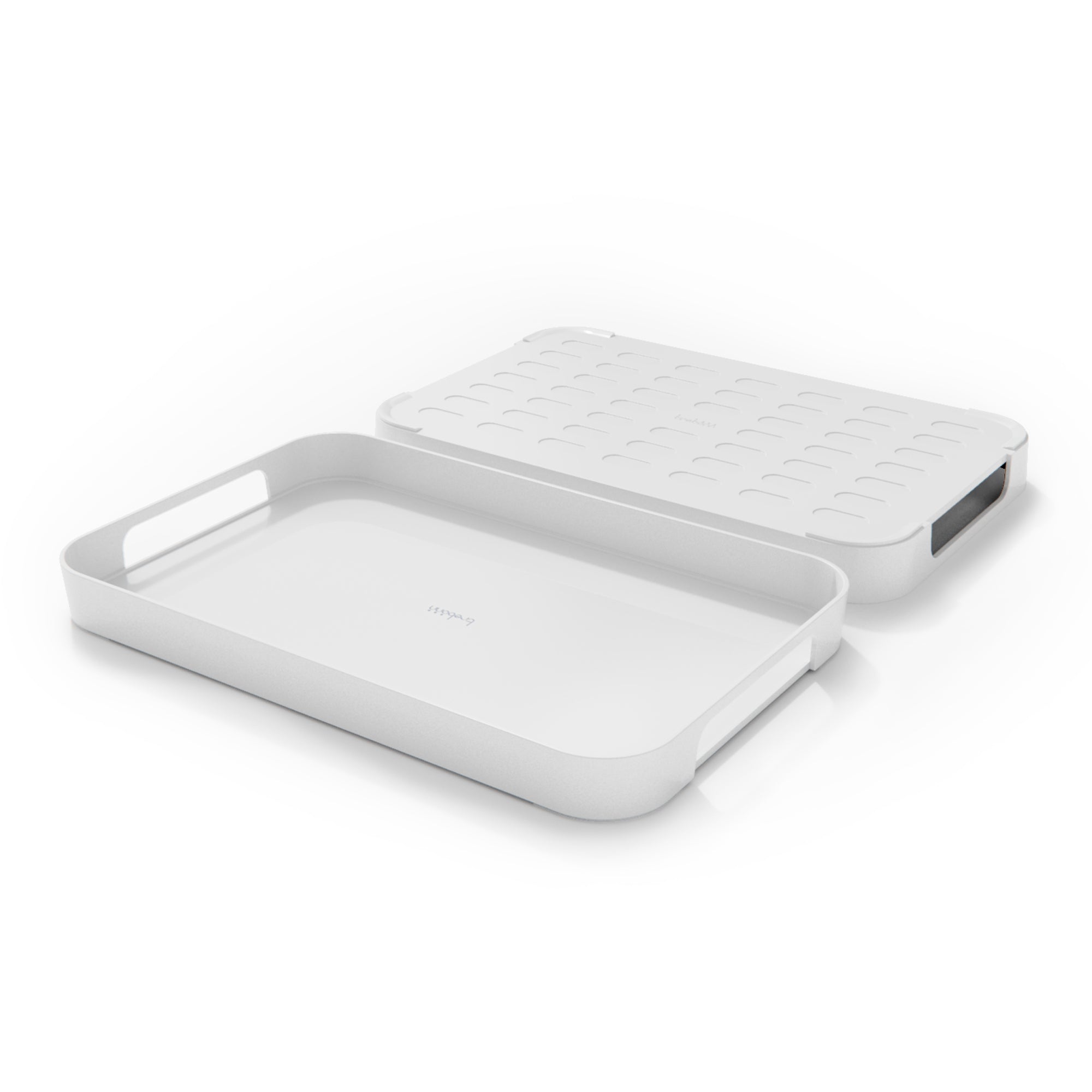 Pile - Plateau XL - 51x33cm - blanc