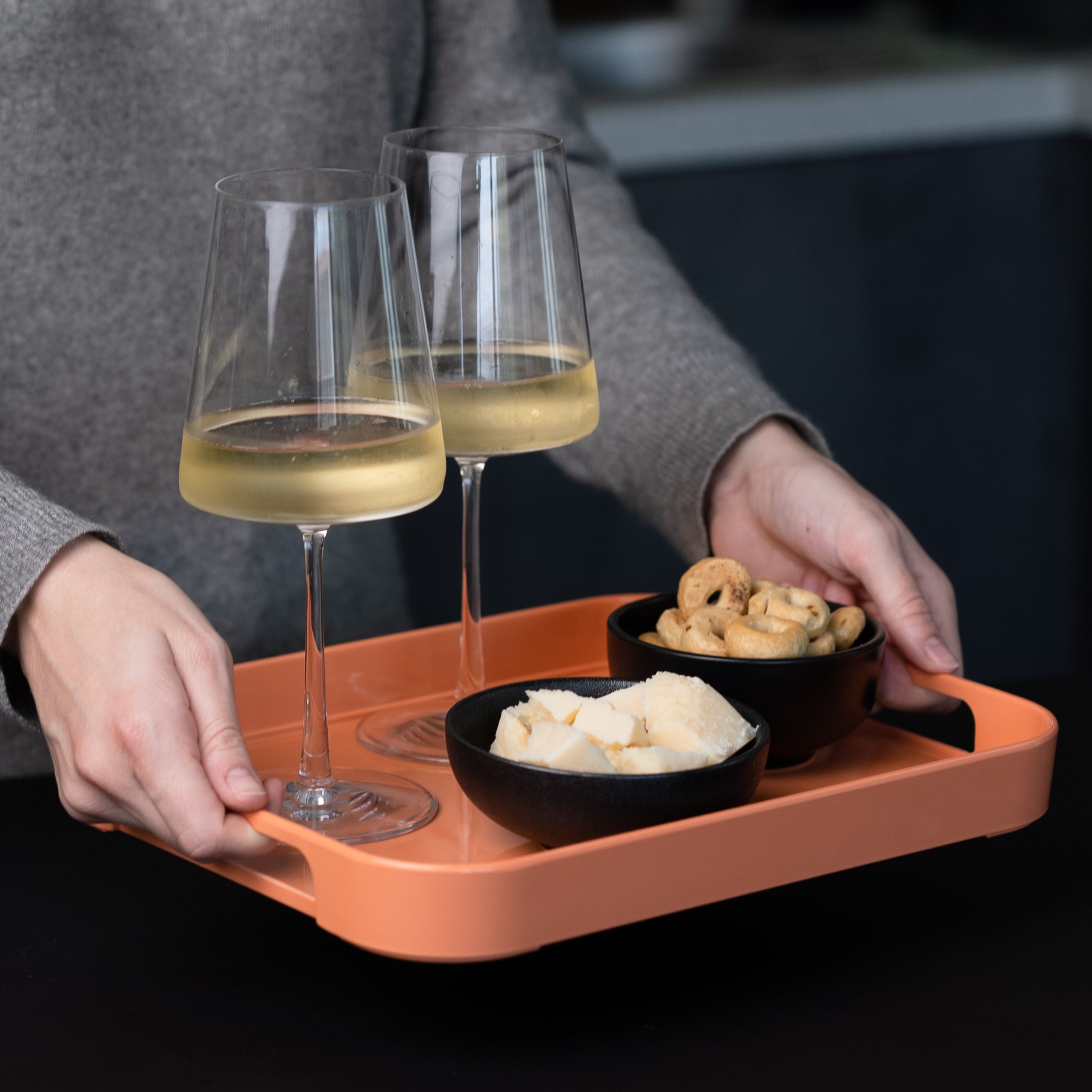 Pile - Plateau S - 31x25cm - corail