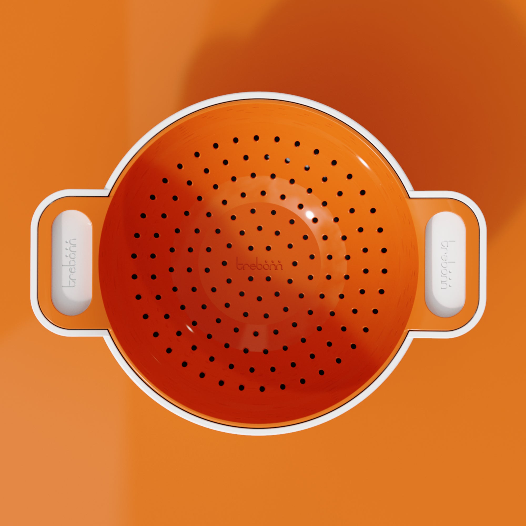Duo - Passoire et bol - diam 21.6cm - S - orange
