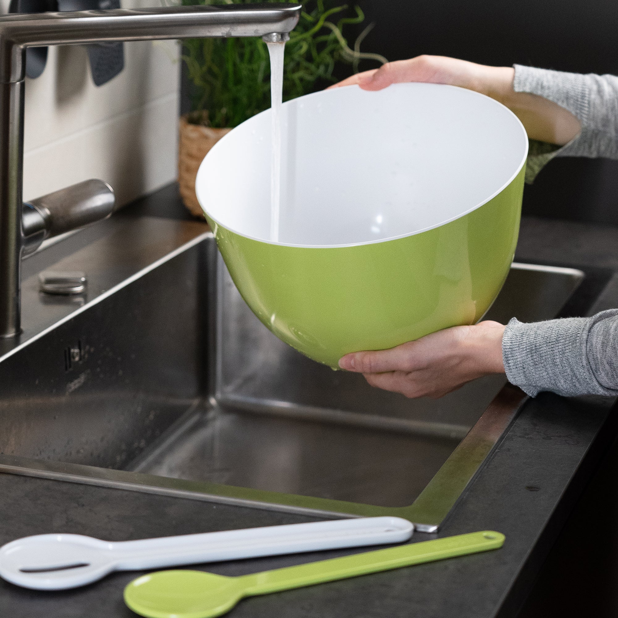 Pile - Bol saladier empilable - diam 28cm - L - vert