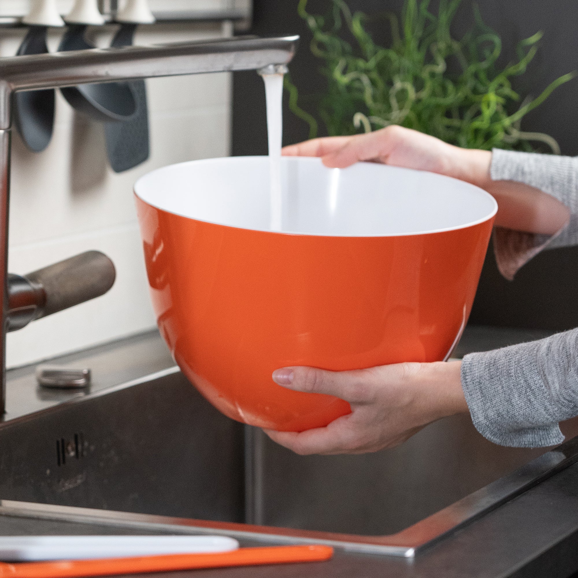 Pile - Bol saladier empilable - diam 28cm - L - orange