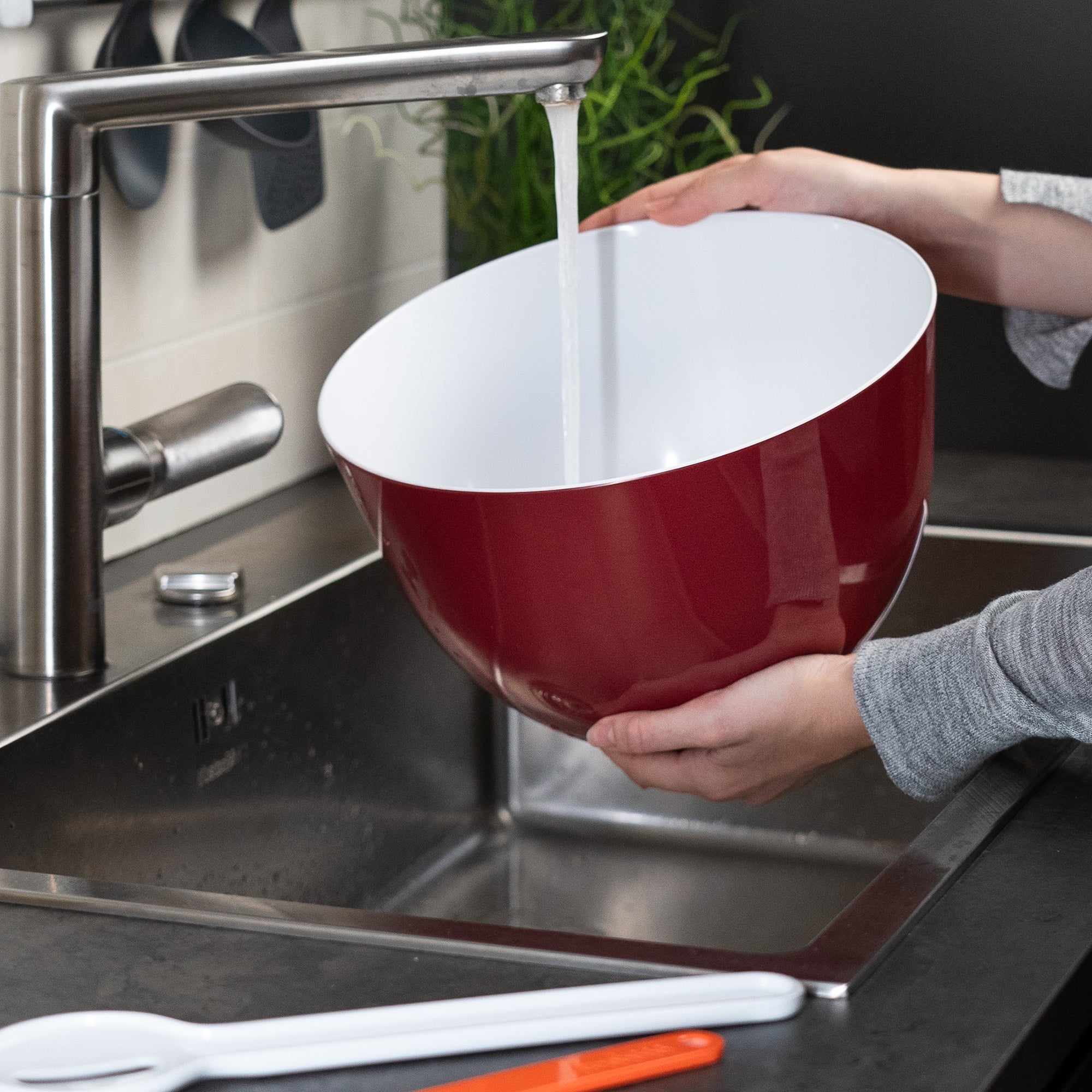 Pile - Bol saladier empilable - diam 28cm - L - cerise