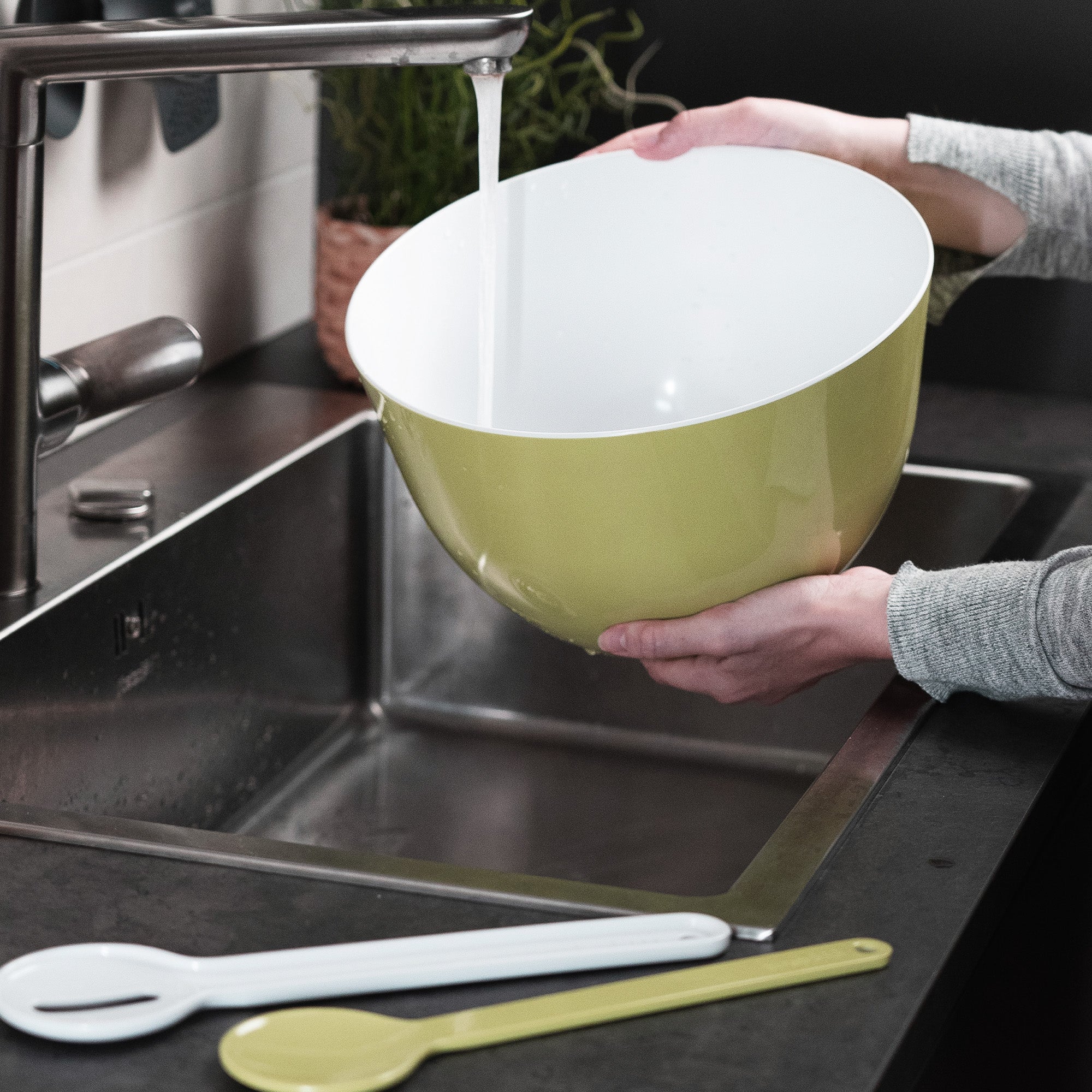 Pile - Bol saladier empilable - diam 28cm - L - vanille