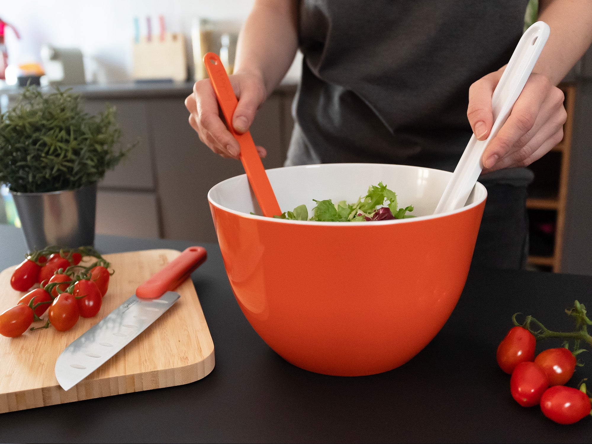 Pile - bol saladier empilable - diam 22cm - s - orange