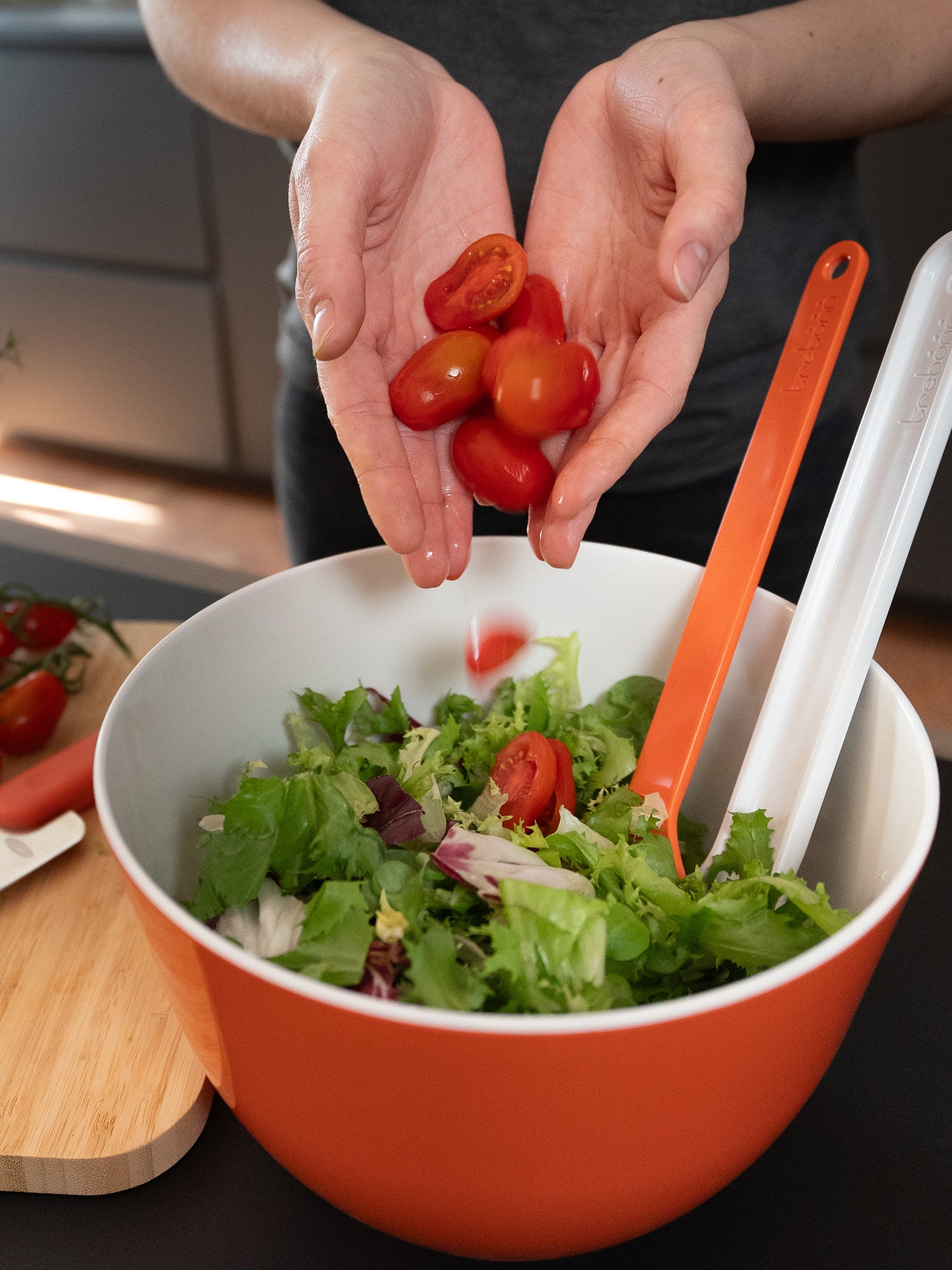 Pile - bol saladier empilable - diam 22cm - s - orange