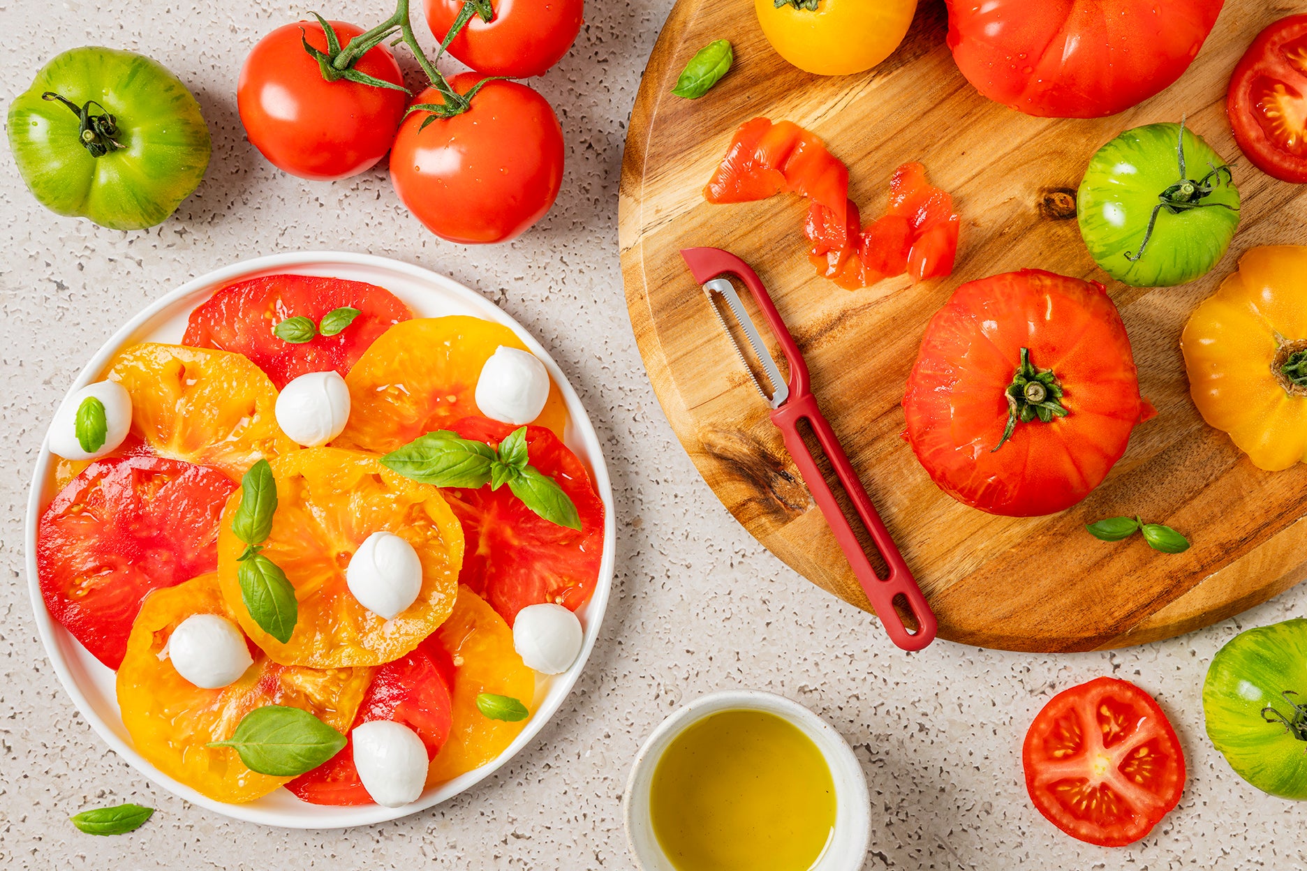 Econome lame peaux fines - rouge