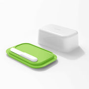 Beurrier avec couteau - vert