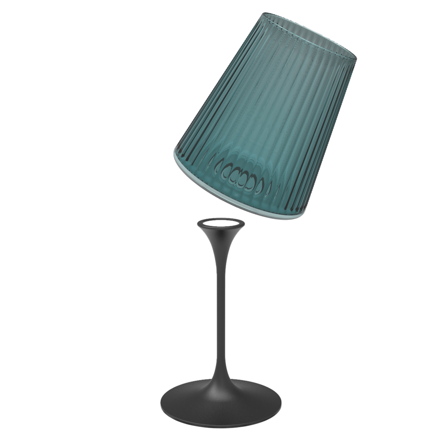 SplitGlass Easy - Verre à eau / vin rouge - bleu clair