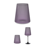 SplitGlass Easy - Verre à eau / vin rouge - lilas