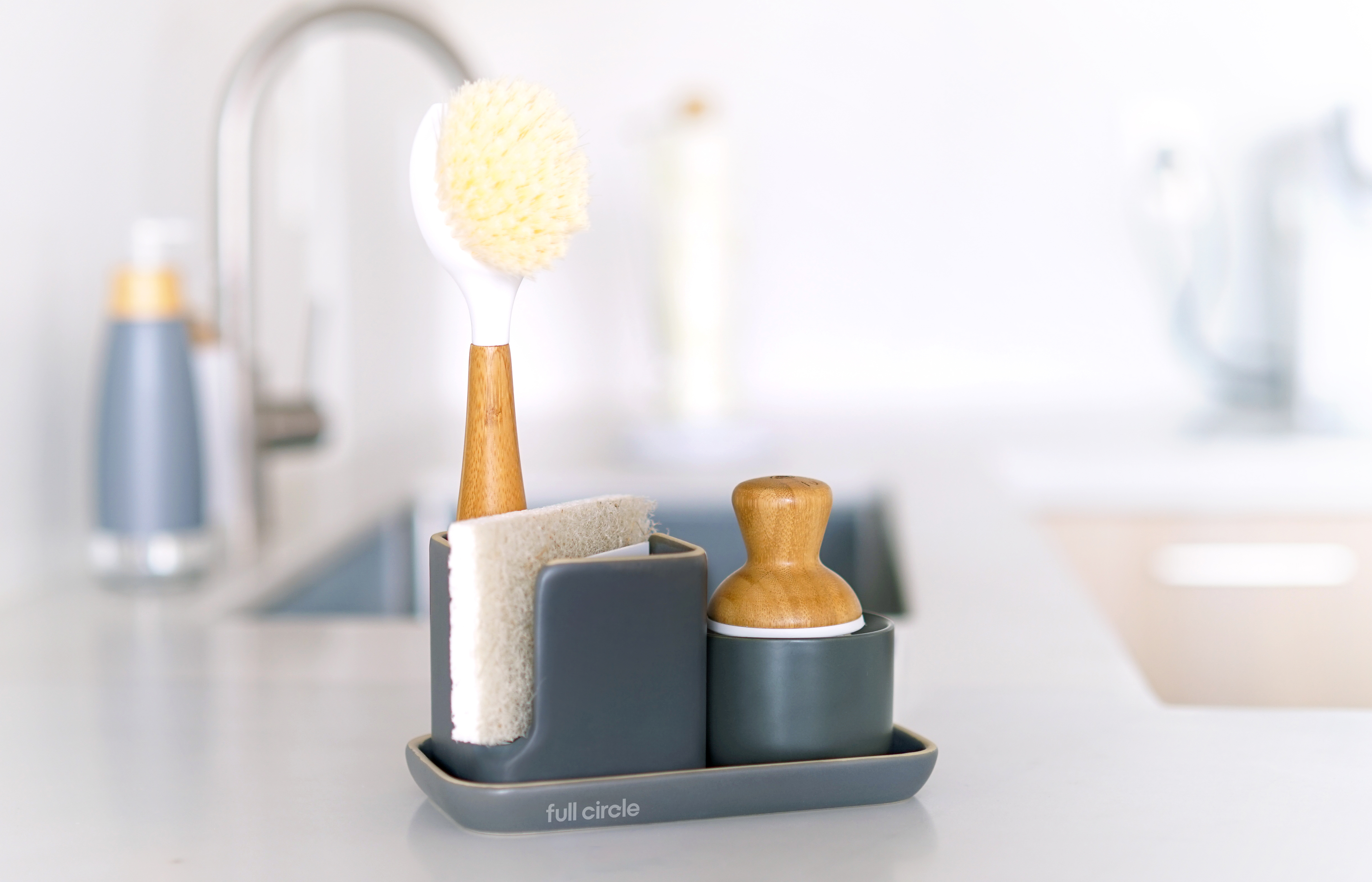 Stash - Organisateur d'évier en céramique.