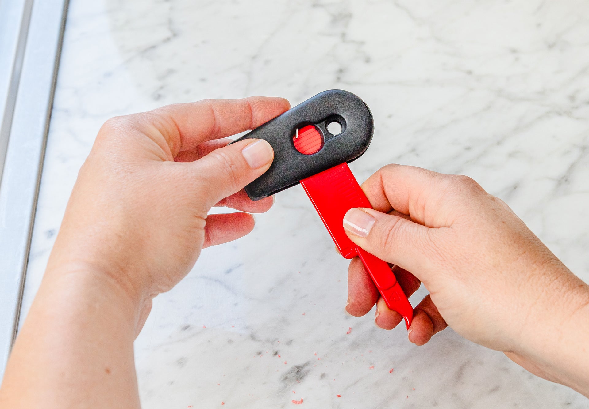 Cleana - Lot de 2 - rouge et bleu