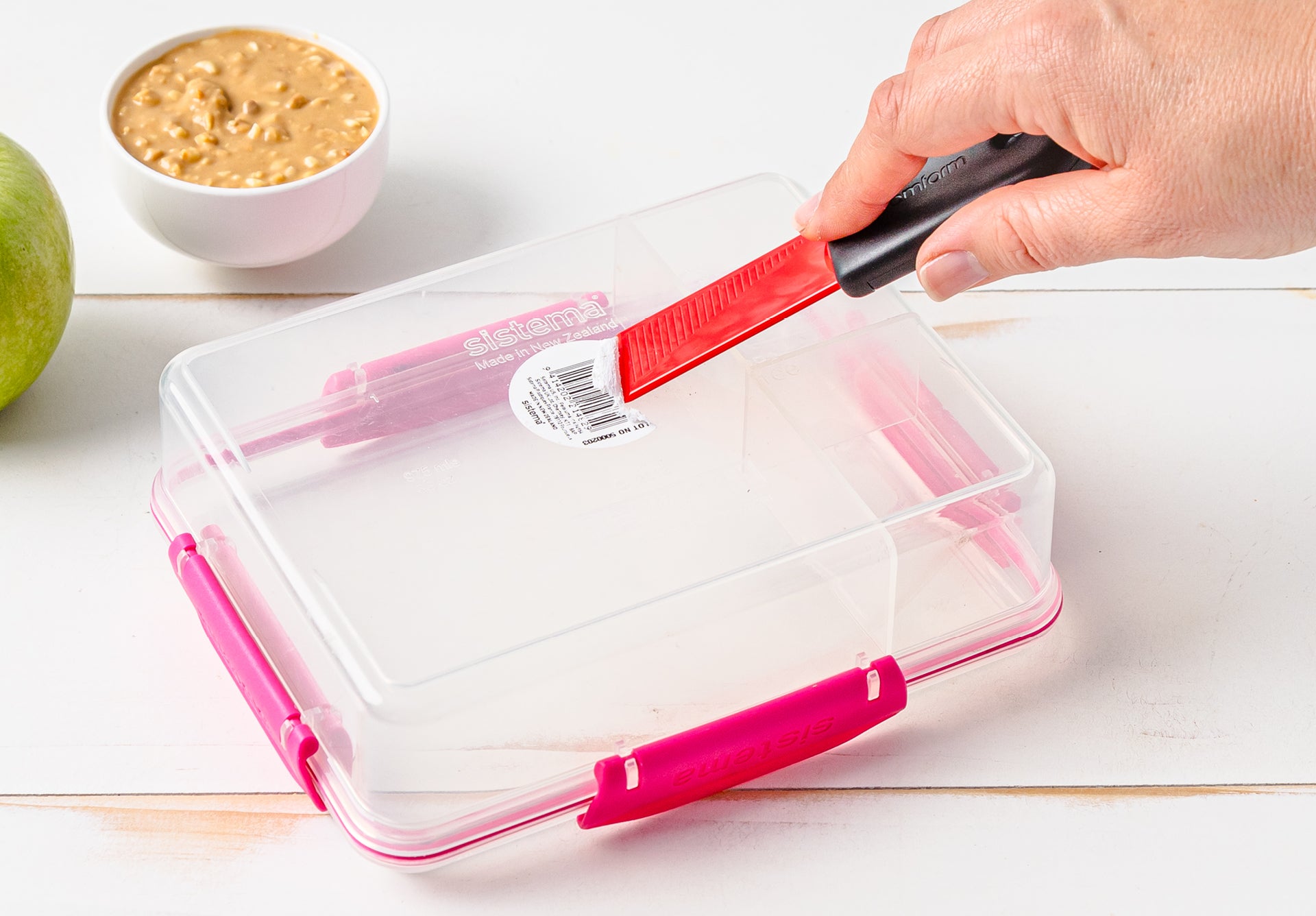 Cleana - Lot de 2 - rouge et bleu