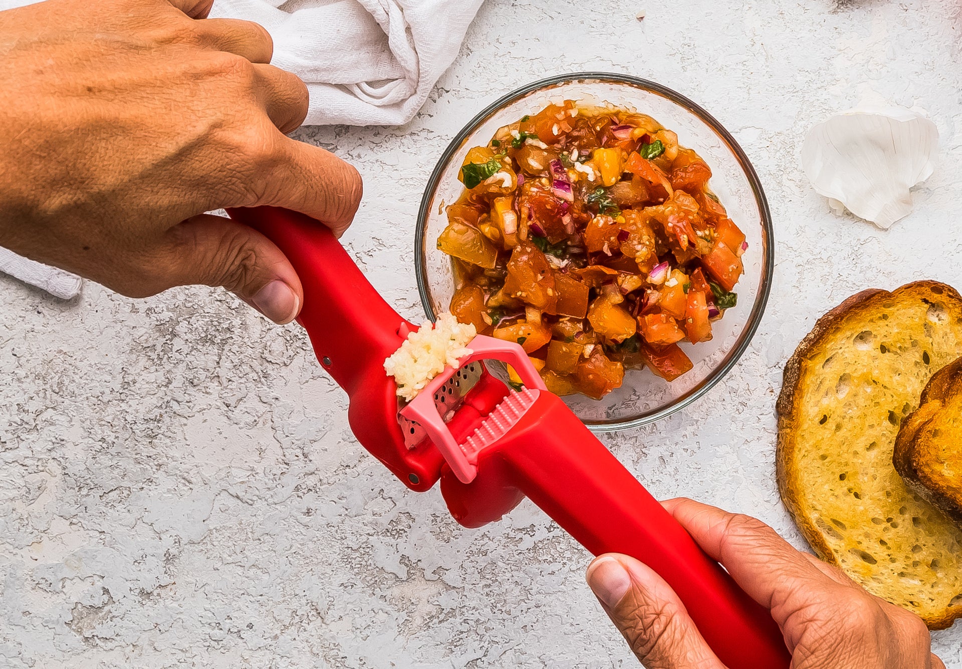 Garject lite - Presse ail - rouge