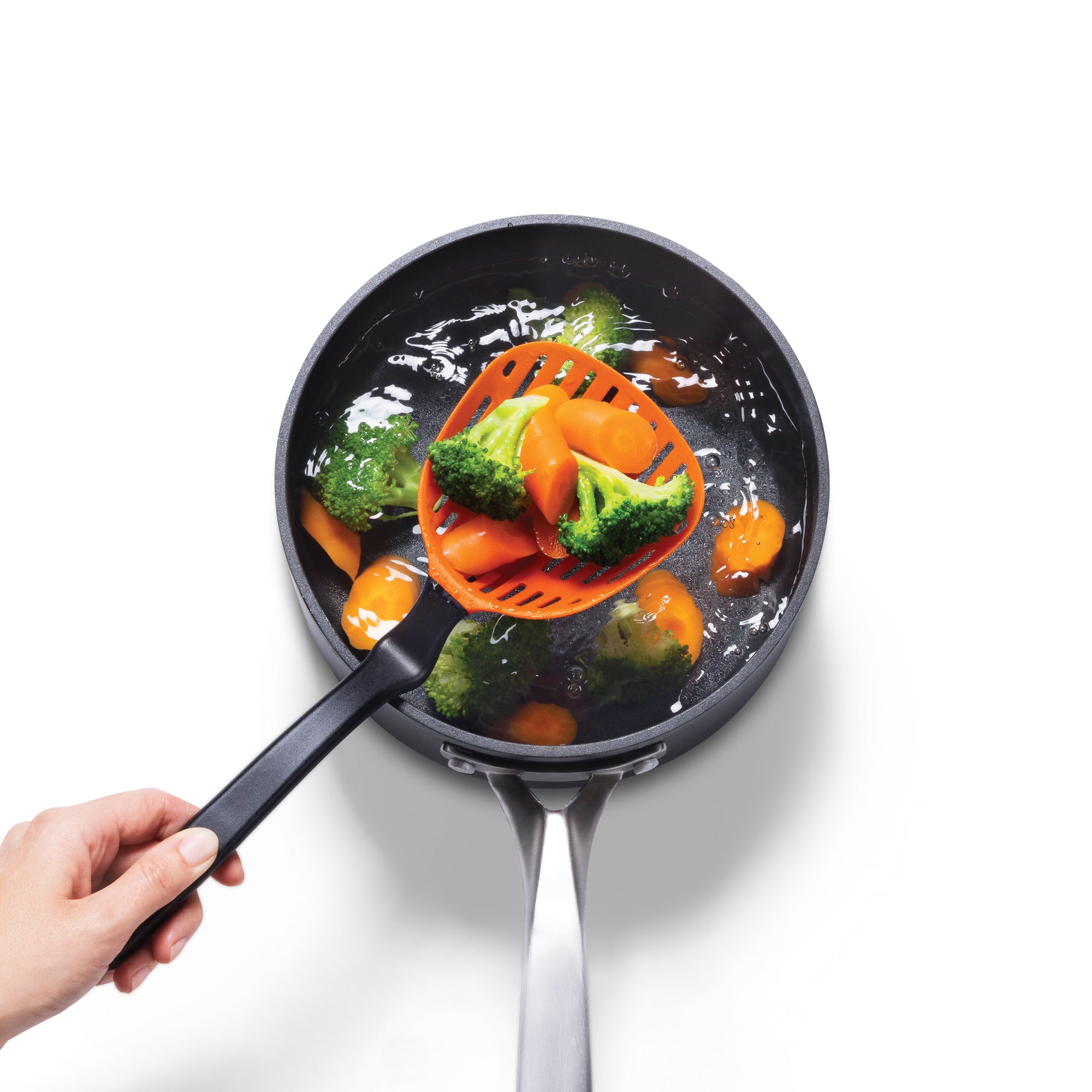 Lestrain - Écumoir passoire - orange