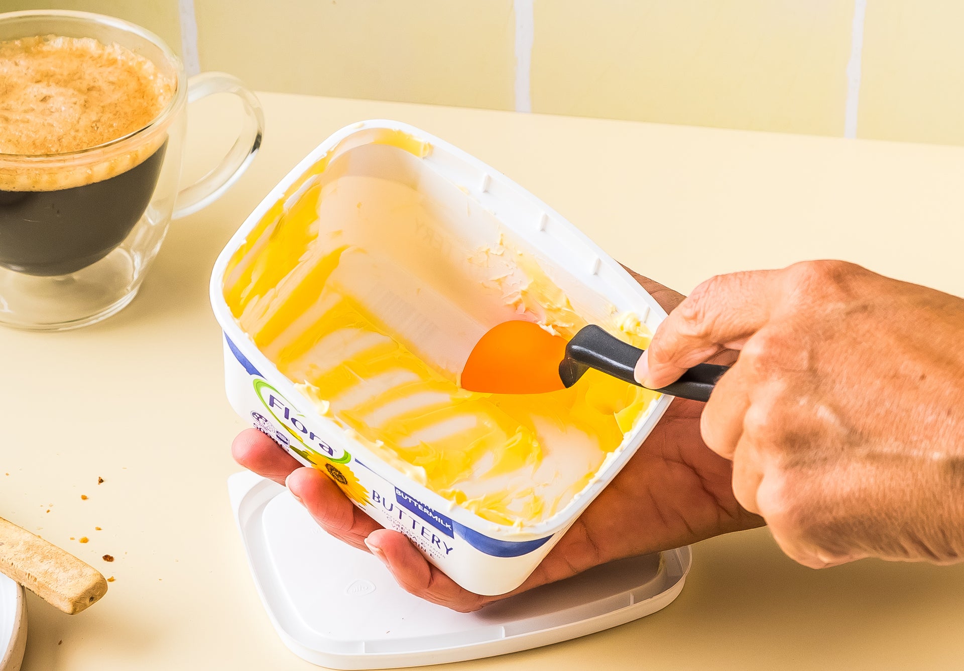 Mini supoon - Cuillère 3-en-1 - orange