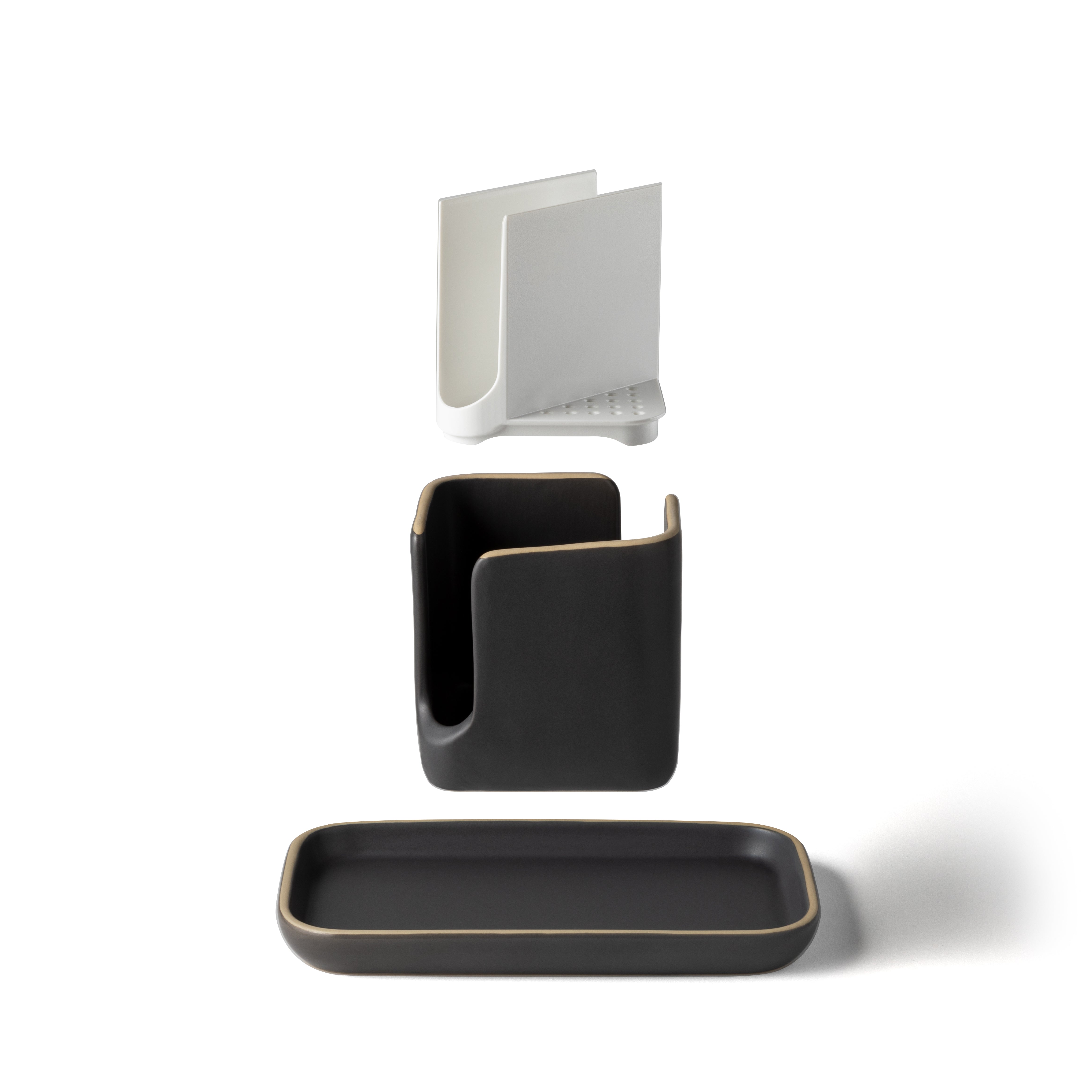 Stash - Organisateur d'évier en céramique.