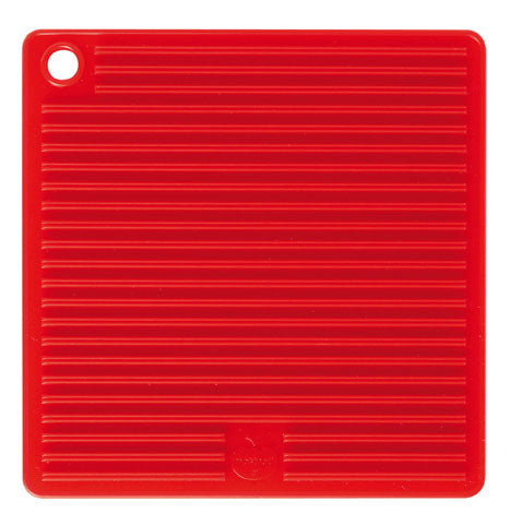 Manique silicone carrée - rouge