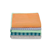 Renew - Set de 5 lingettes nettoyantes en microfibre recyclée
