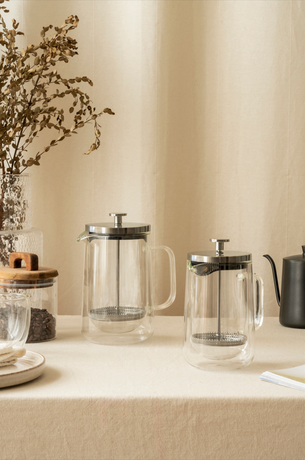 Cafetière piston double paroi