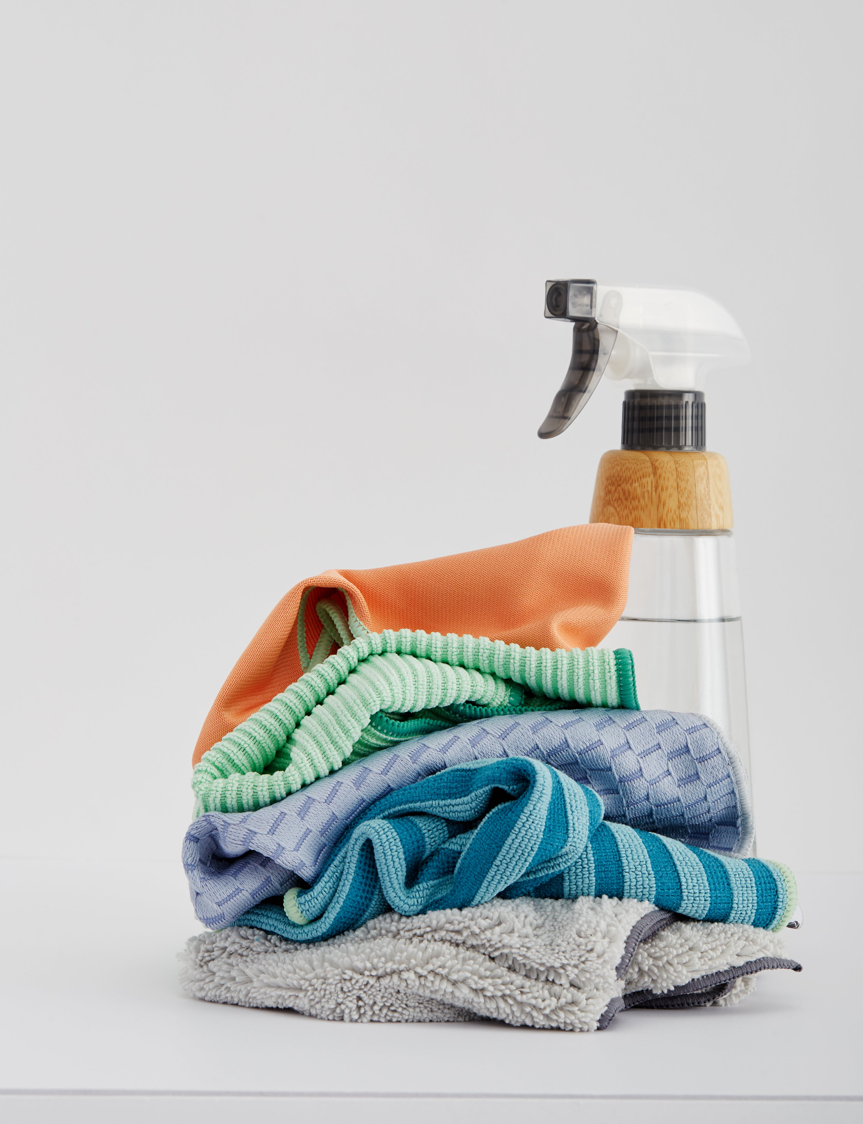 Renew - Set de 5 lingettes nettoyantes en microfibre recyclée