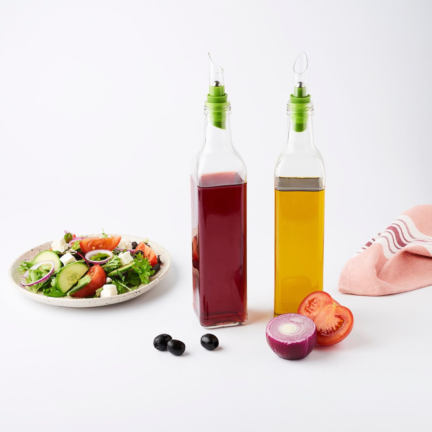 bouchon verseur à huile et vinaigre – vert