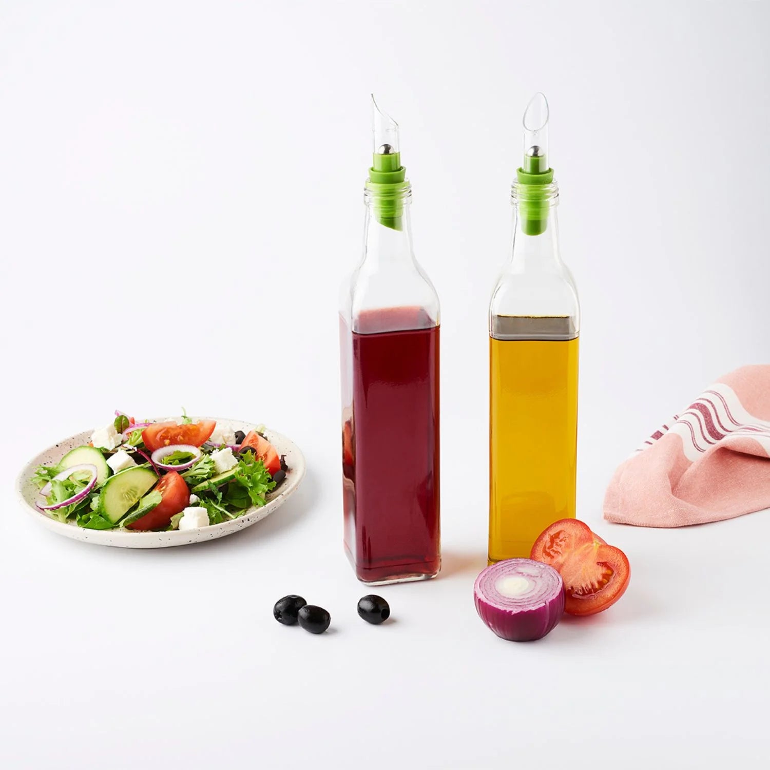 bouchon verseur à huile et vinaigre – vert
