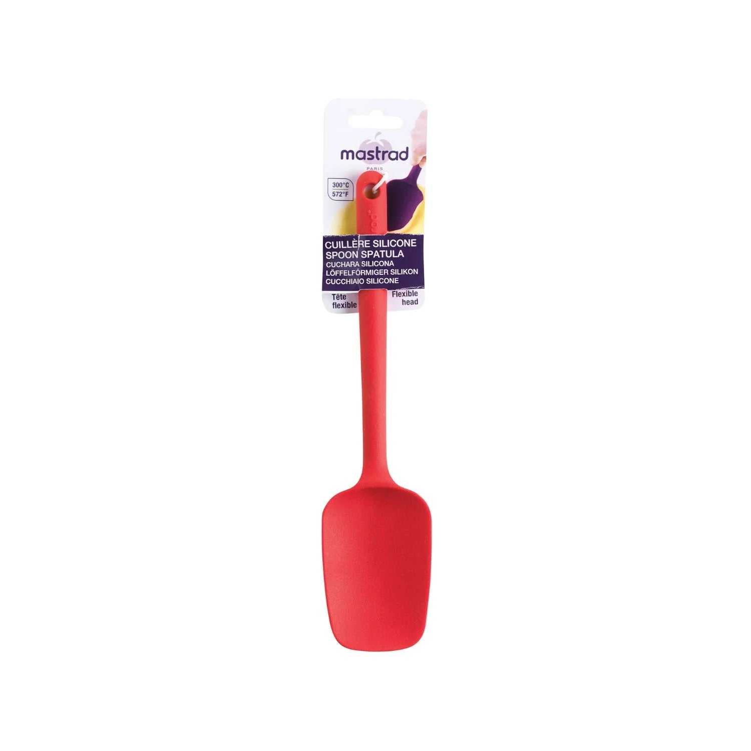 spatule cuillère silicone mastrad rouge