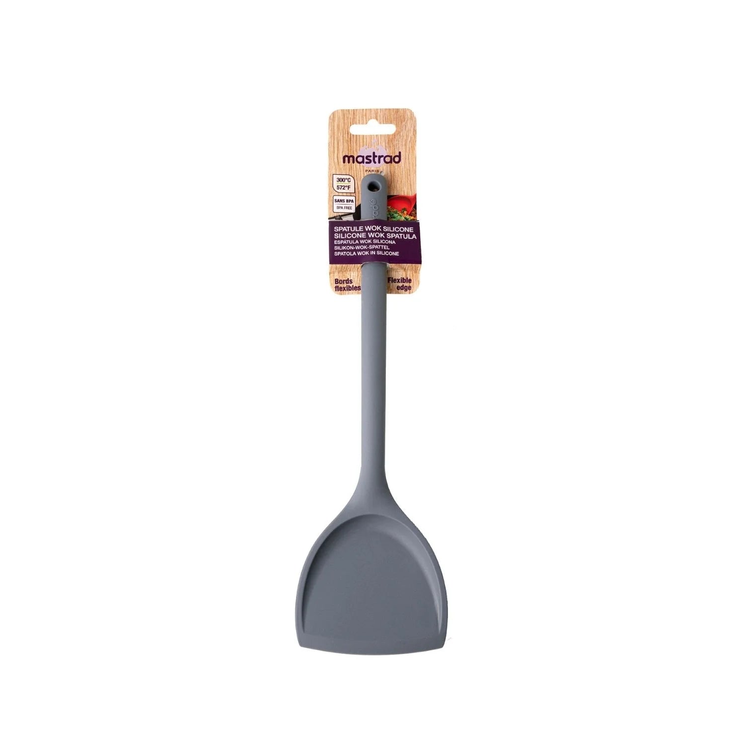 spatule wok silicone grise mastrad