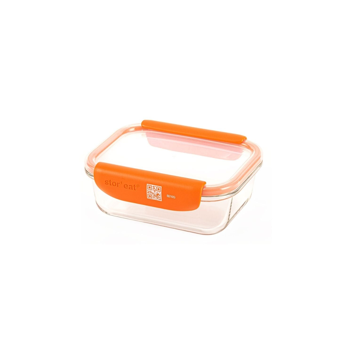 boite conservation moyenne 640ml étanche verre orange