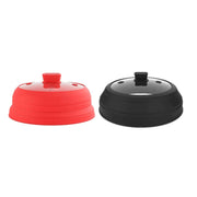 cloche microonde réchauffer couvrir rouge noir