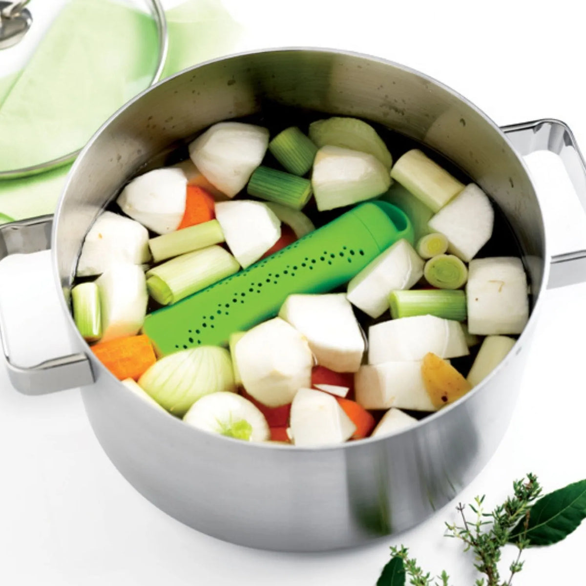 Herbes Du Monde Infuseur à Tisane En Silicone Alimentaire - Boule à Thé Réutilisable