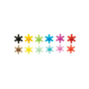 marque verre silicone multicolores F01039