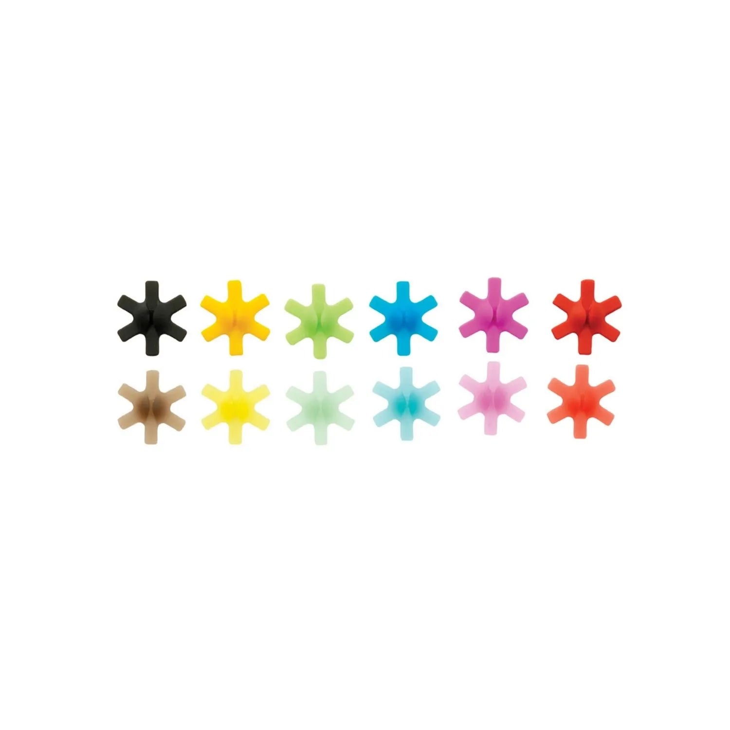 marque verre silicone multicolores F01039