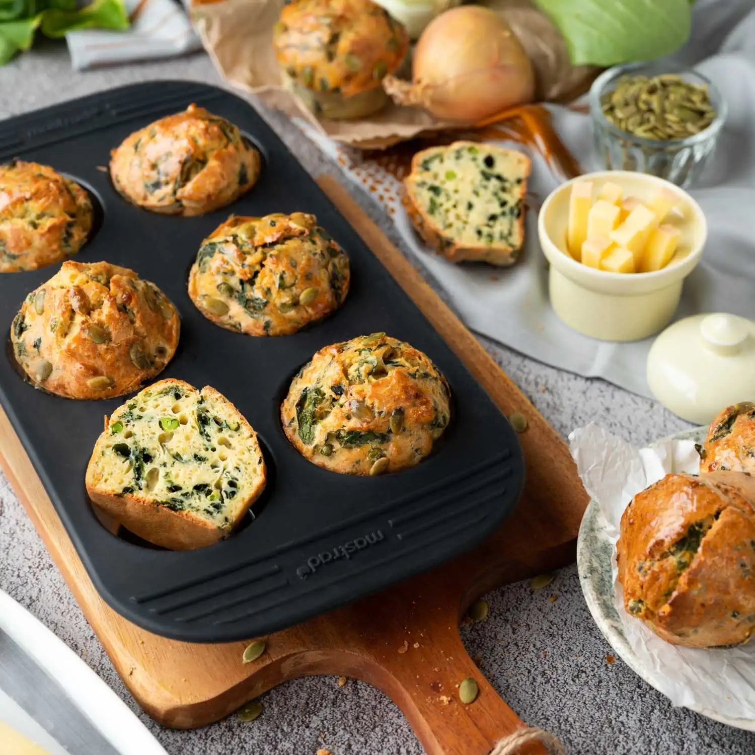 moule muffin en silicone mastrad