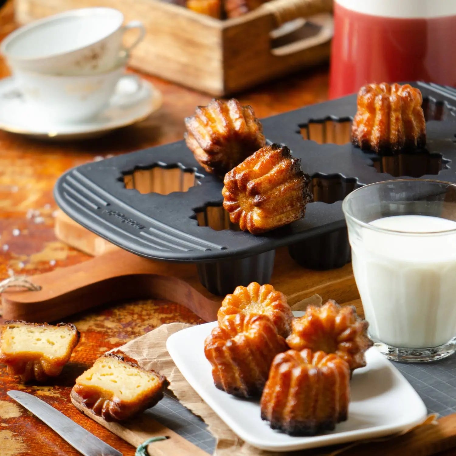 moule canneles en silicone mastrad