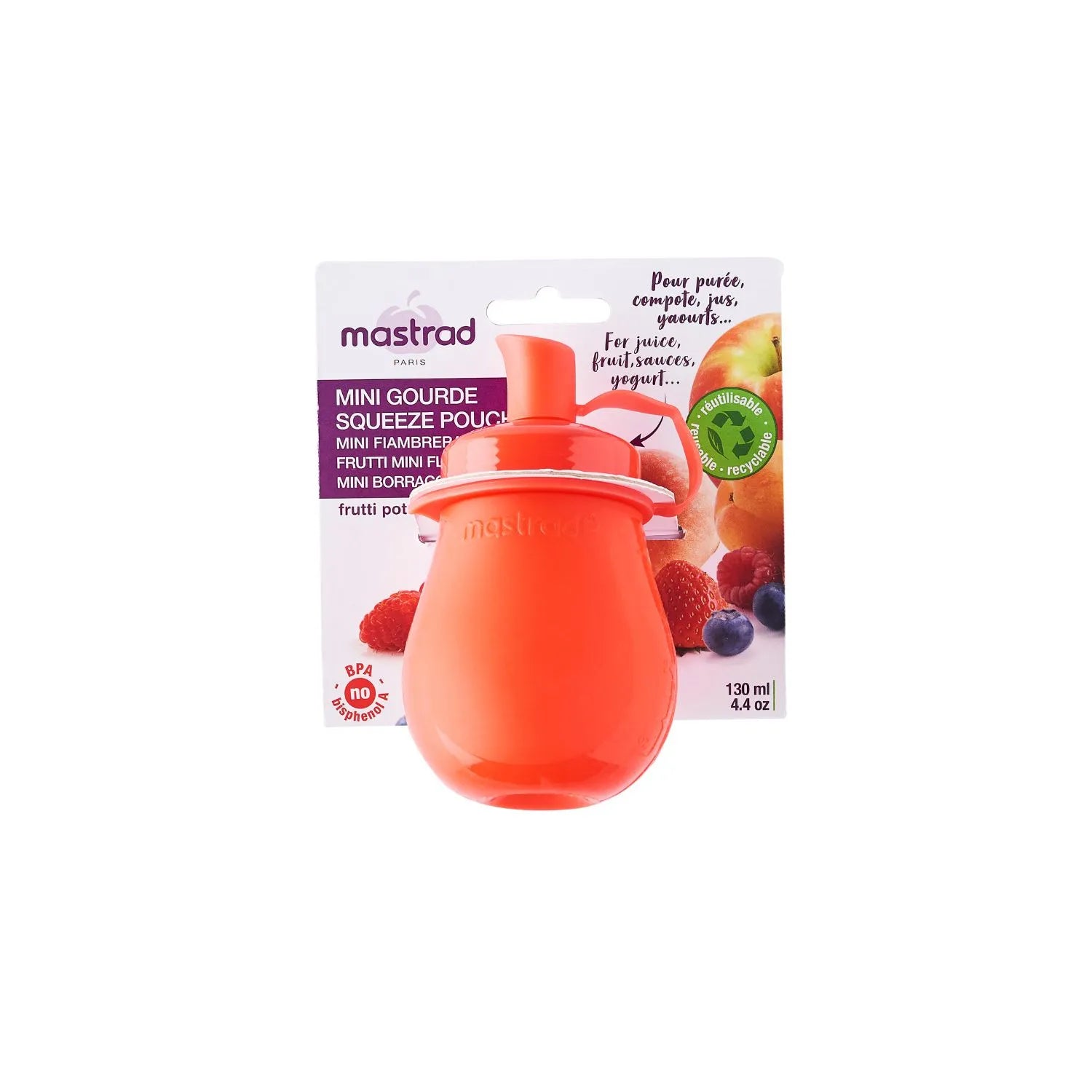 Gourde pour compote - Réutilisable - Frutti Pot - Silicone