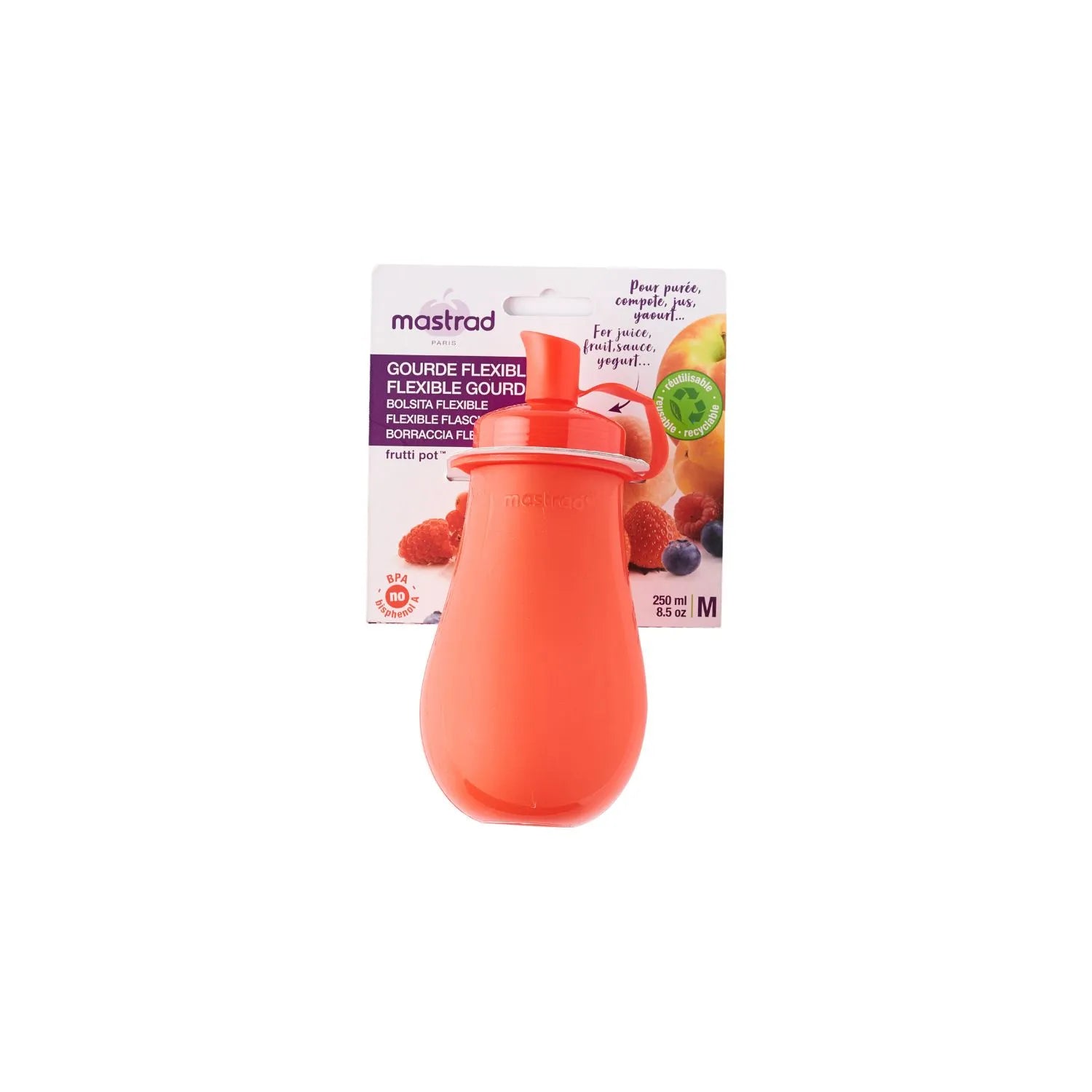 Gourde pour compote - Réutilisable - Frutti Pot - Silicone