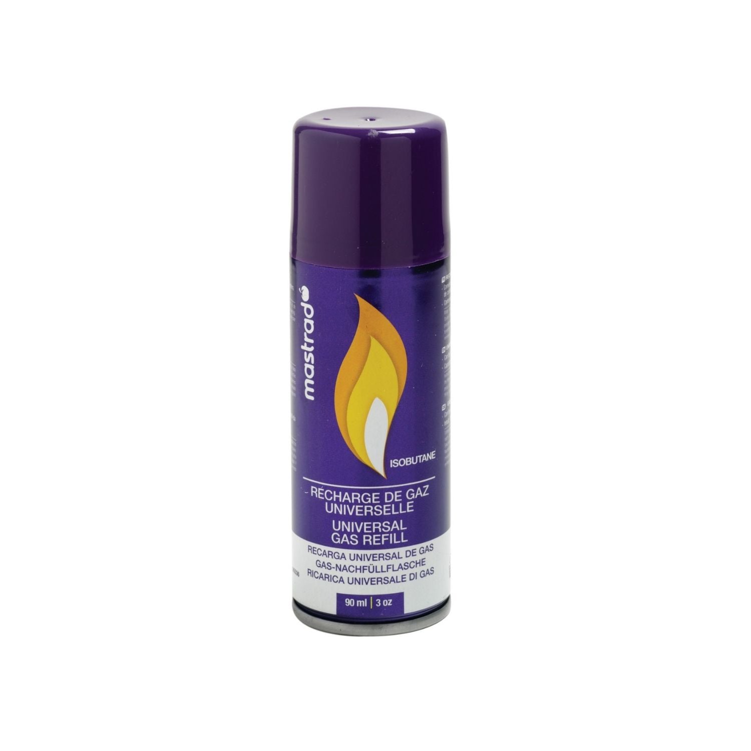 mastra Recharge de gaz universel pour chalumeaux et briquets