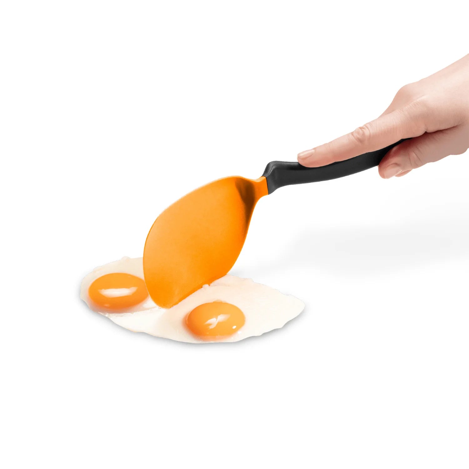 spatule plate souple flexible orange